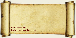 Majda Perović vizit kartica